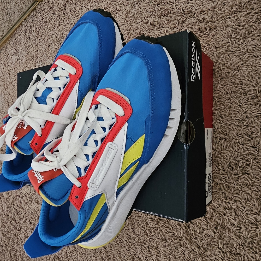 Reebok Kids Blue and Red Sneakers